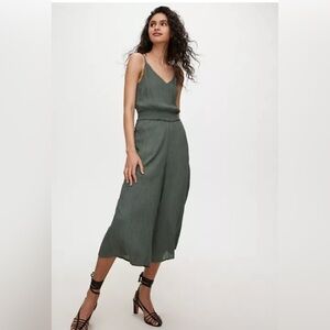 Aritzia Women's Wilfred Irene Wide Leg Jumpsuit Size XSmall (c5)